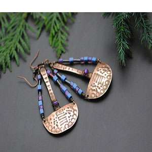 Handmade Copper Earrings in Pakistan